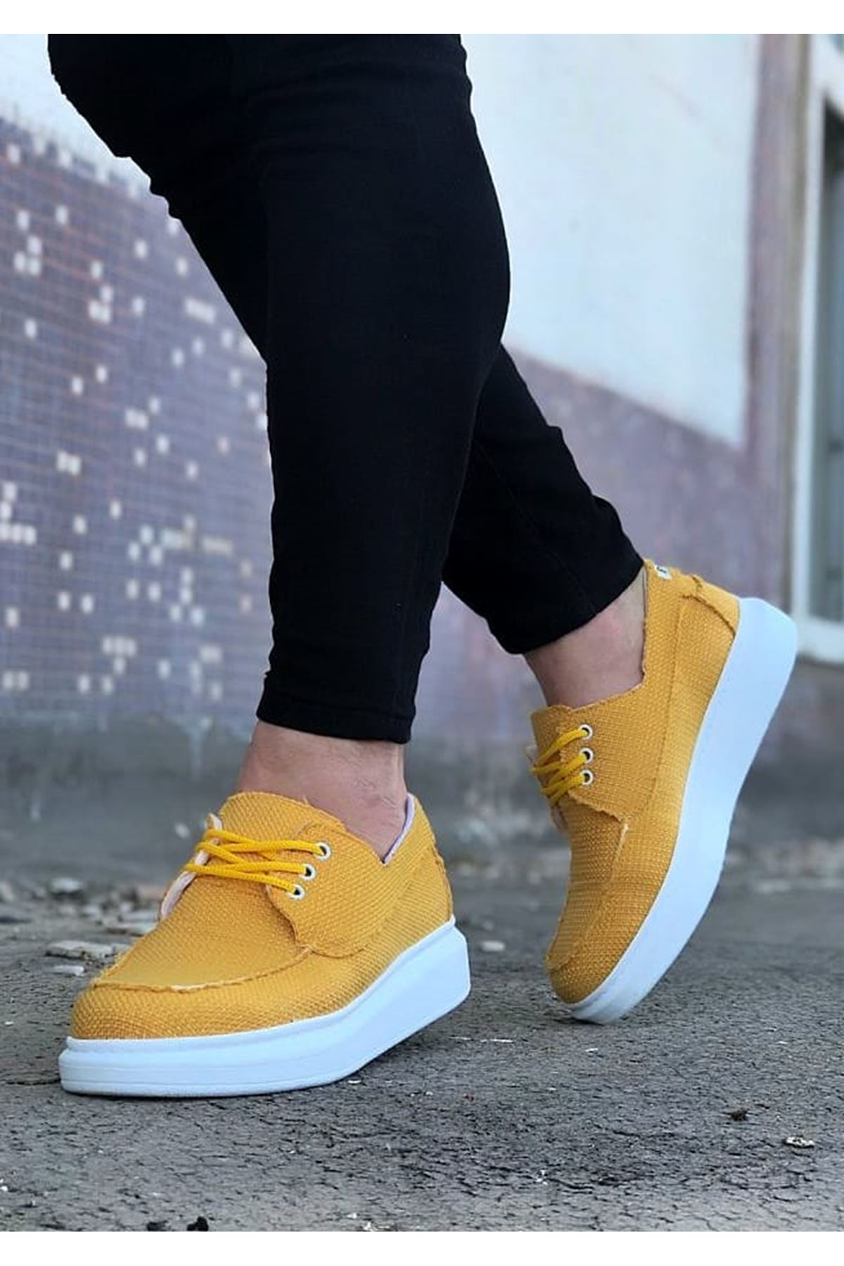 Yellow Men's Casual Shoes