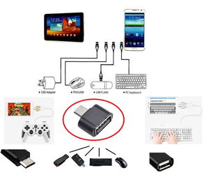 Usb to Micro USB Converter - Connecting Keyboard Mouse Joystick to Phone