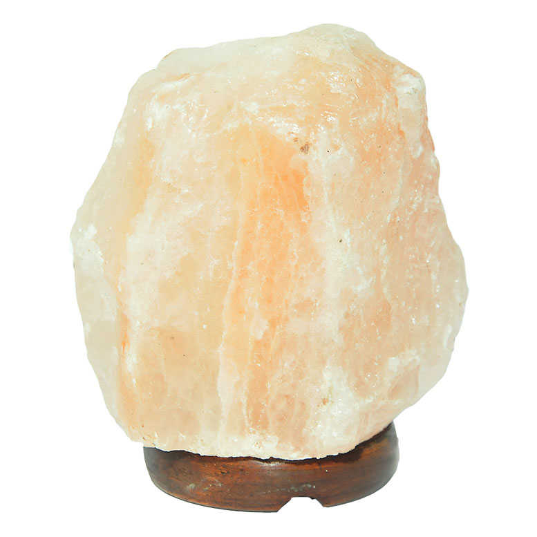 Natural Himalayan Rock Salt Lamp Wired Bulb Pink 2-3 Kg