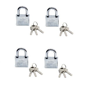 Smart Keyed Padlock Set of 4