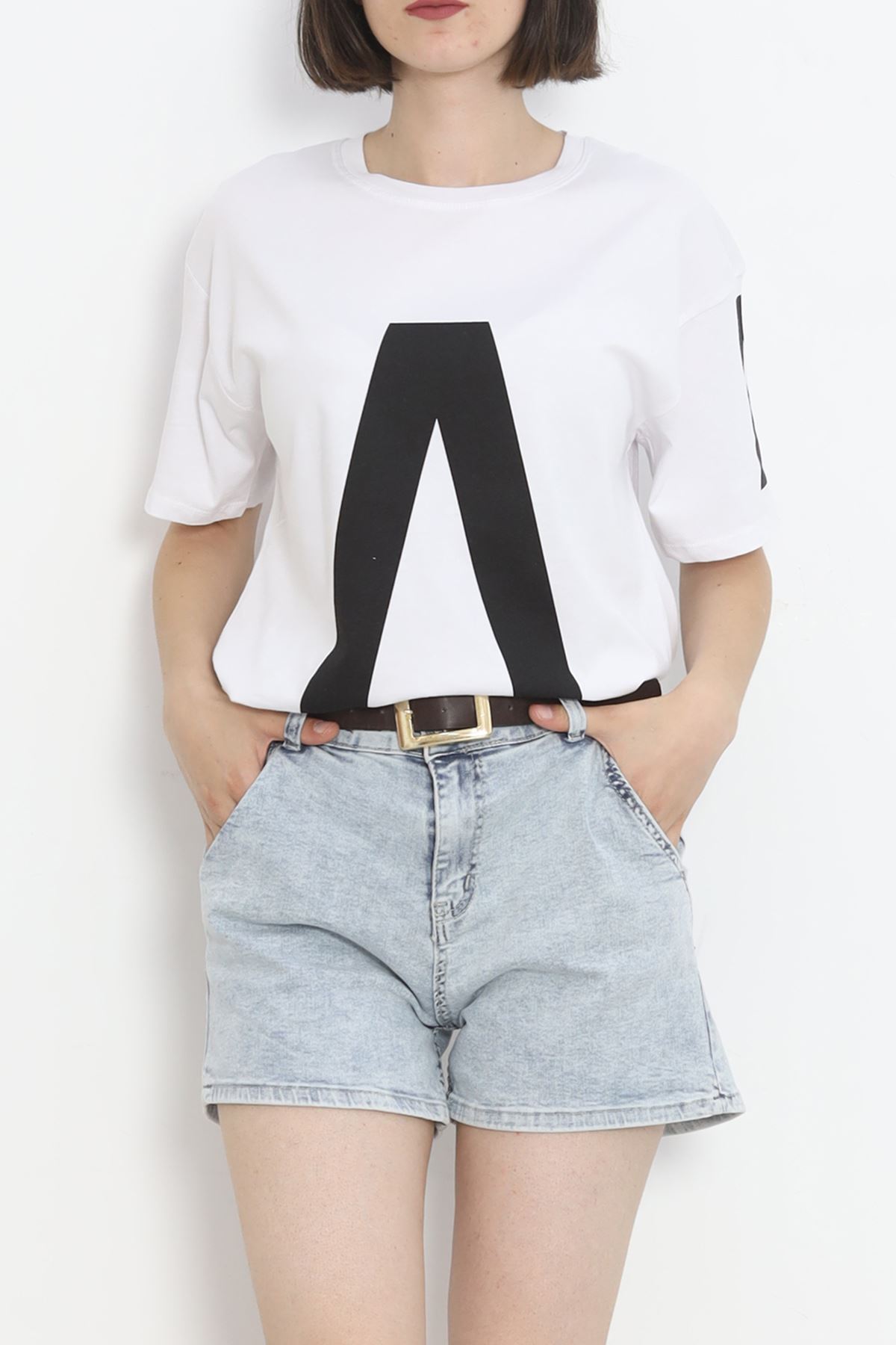 Printed T-shirt White