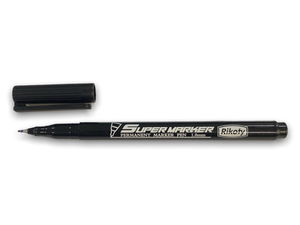 Rikoty G-0921 Black 1 mm Tipped Super Marker Pen