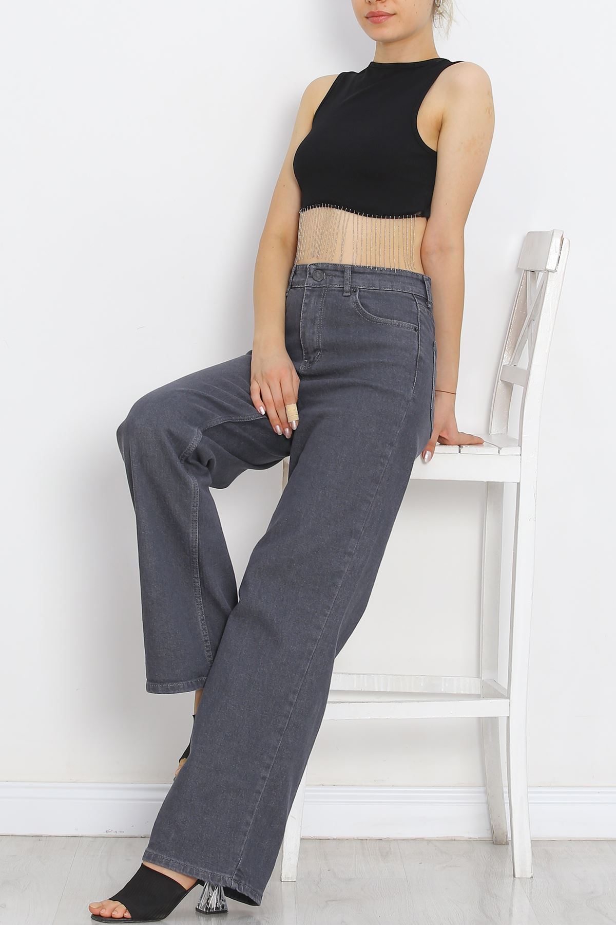 Palazzo Jeans Pants Lightfume2