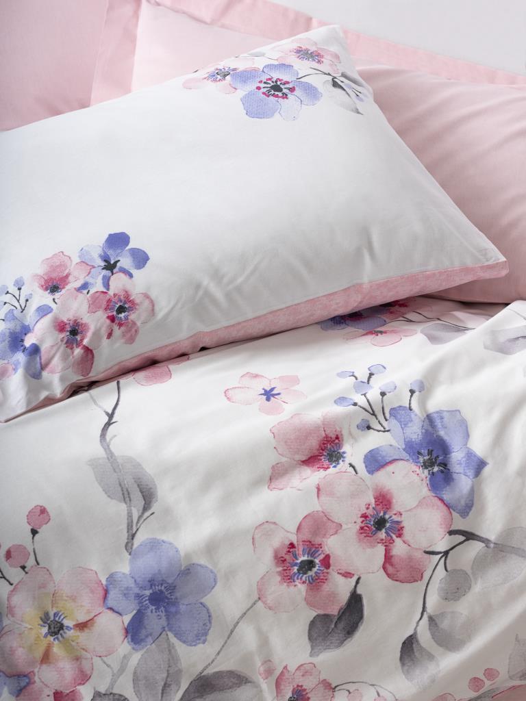 Ranforce Duvet Cover Set Double Jayda Pink