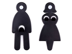 Cute Girl and Boy Hanger Set (2 Pieces)