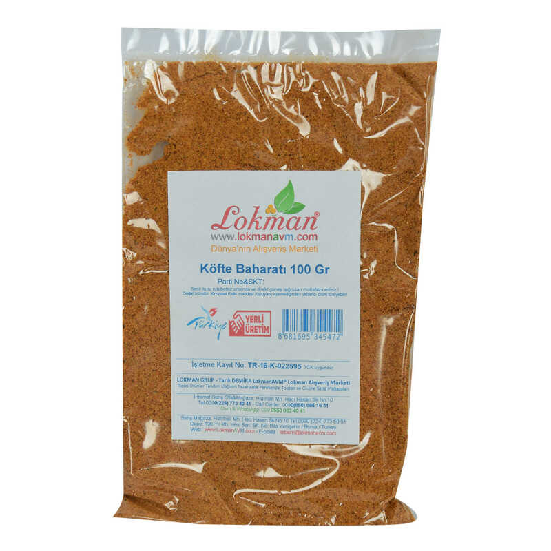 Meatball Spice Pure Spice Mix 100 Gr Package