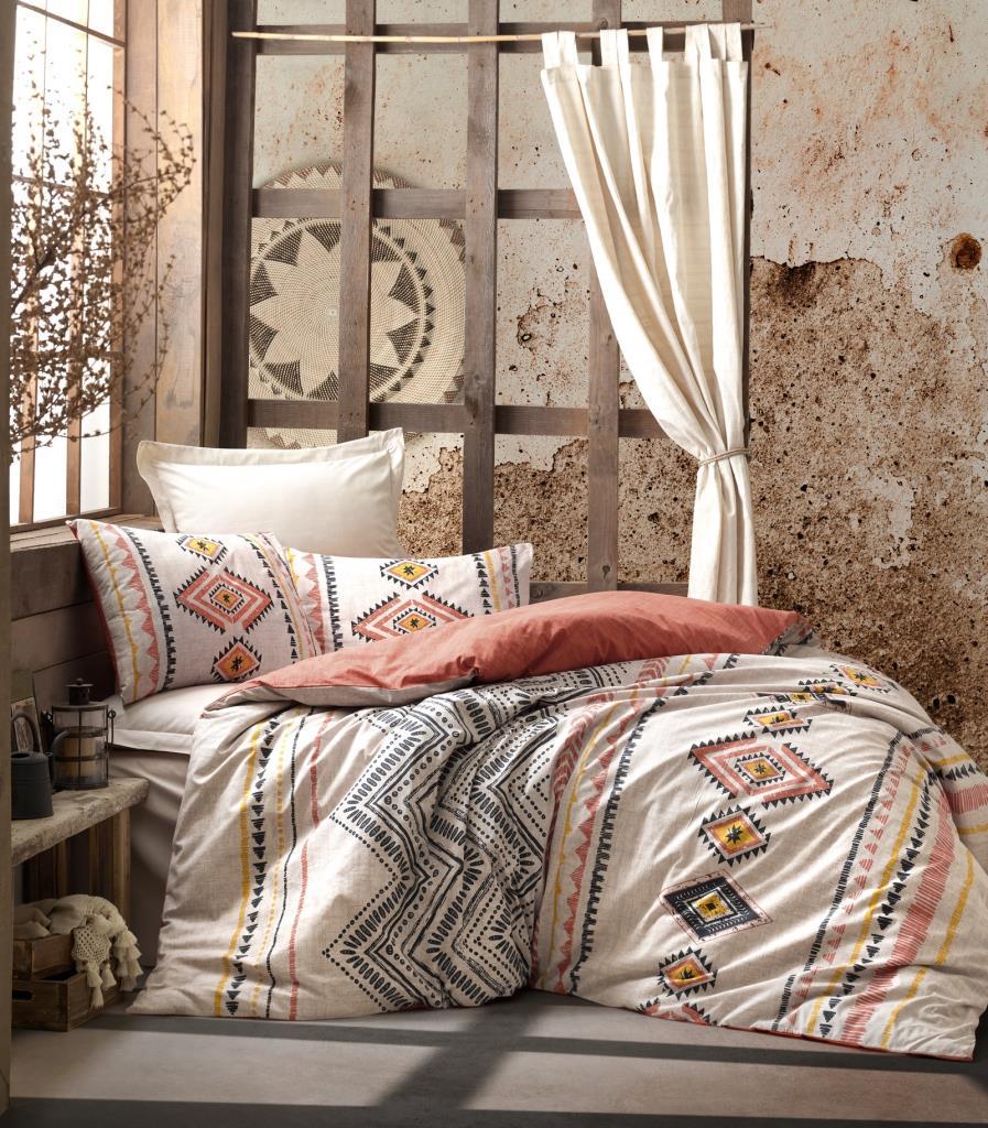 Etnich Duvet Cover Set Double Felix Tile