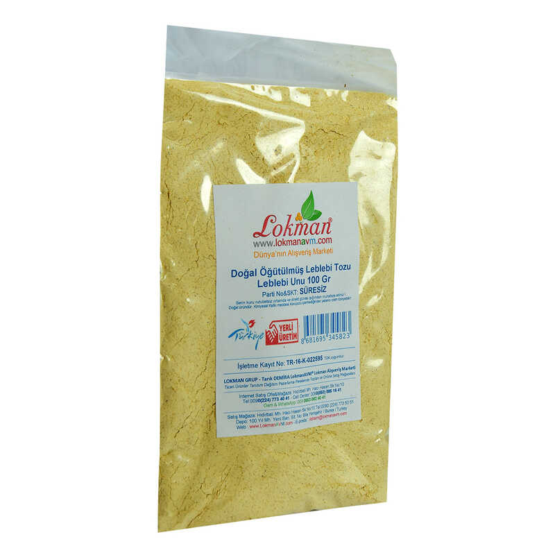 Chickpea Powder Chickpea Flour Ground Natural 100 Gr Package