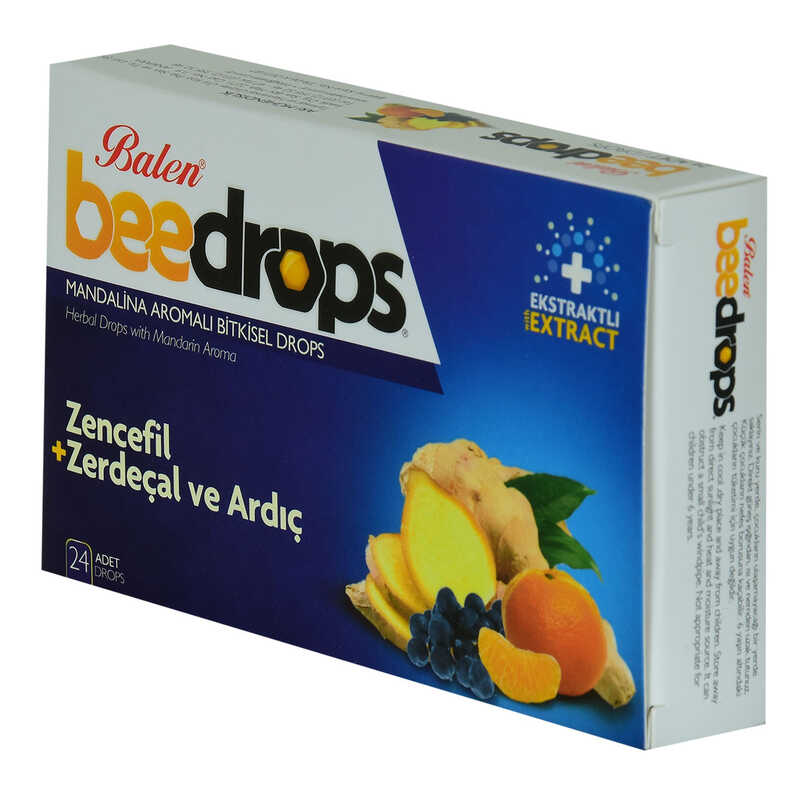 Tangerine Flavored Herbal Drops 24 Pcs