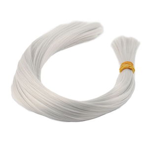 Light Gray Multicolored Synthetic Gnarled Hair / 1Kg