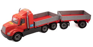 Boxed Mike Tractor with Trailer