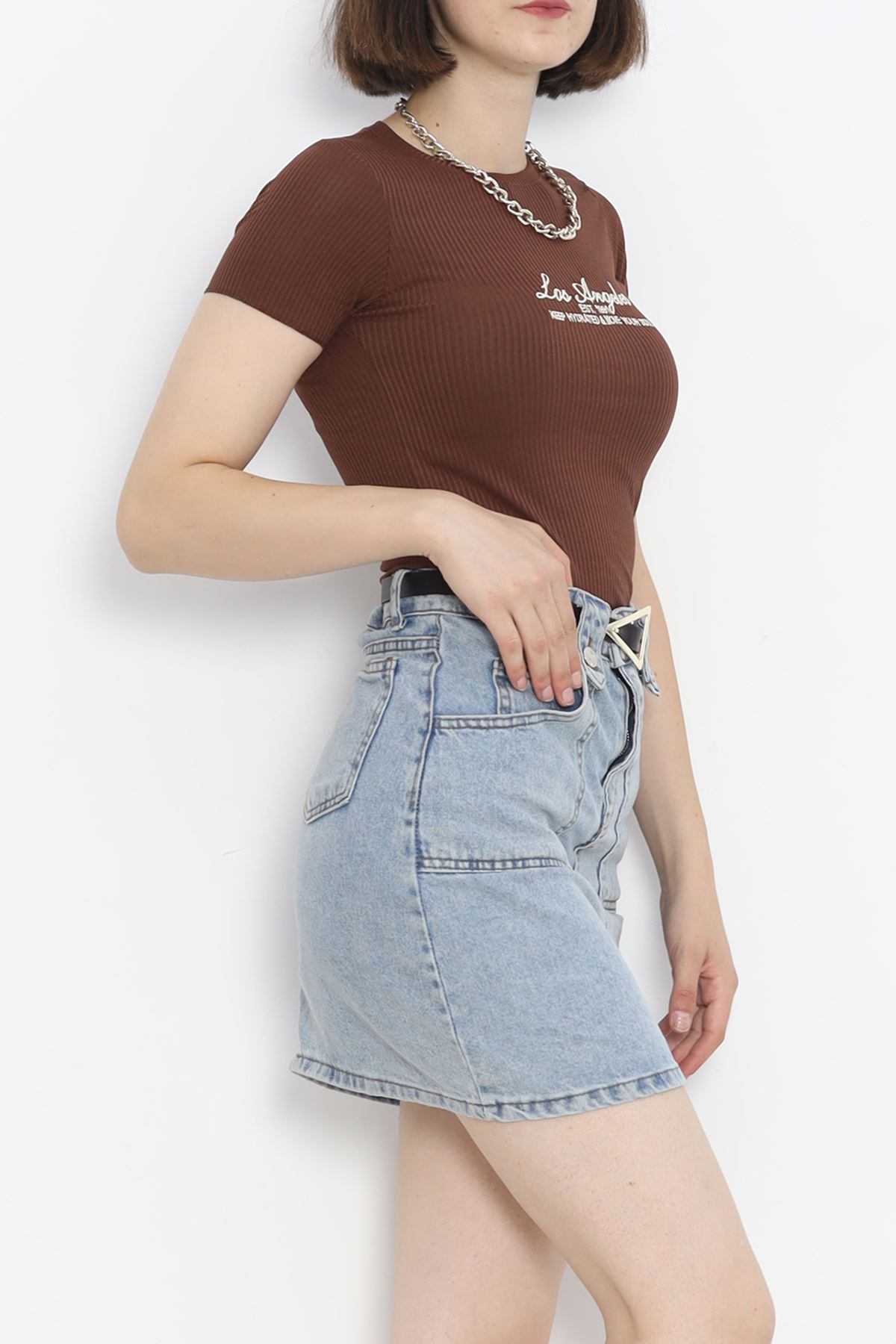 Embroidered T-shirt Coffee