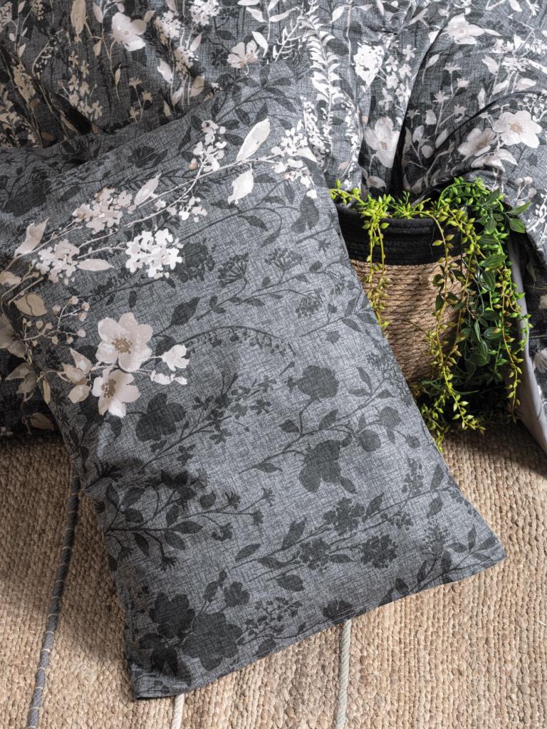 Dual Double Duvet Cover Comely Anthracite