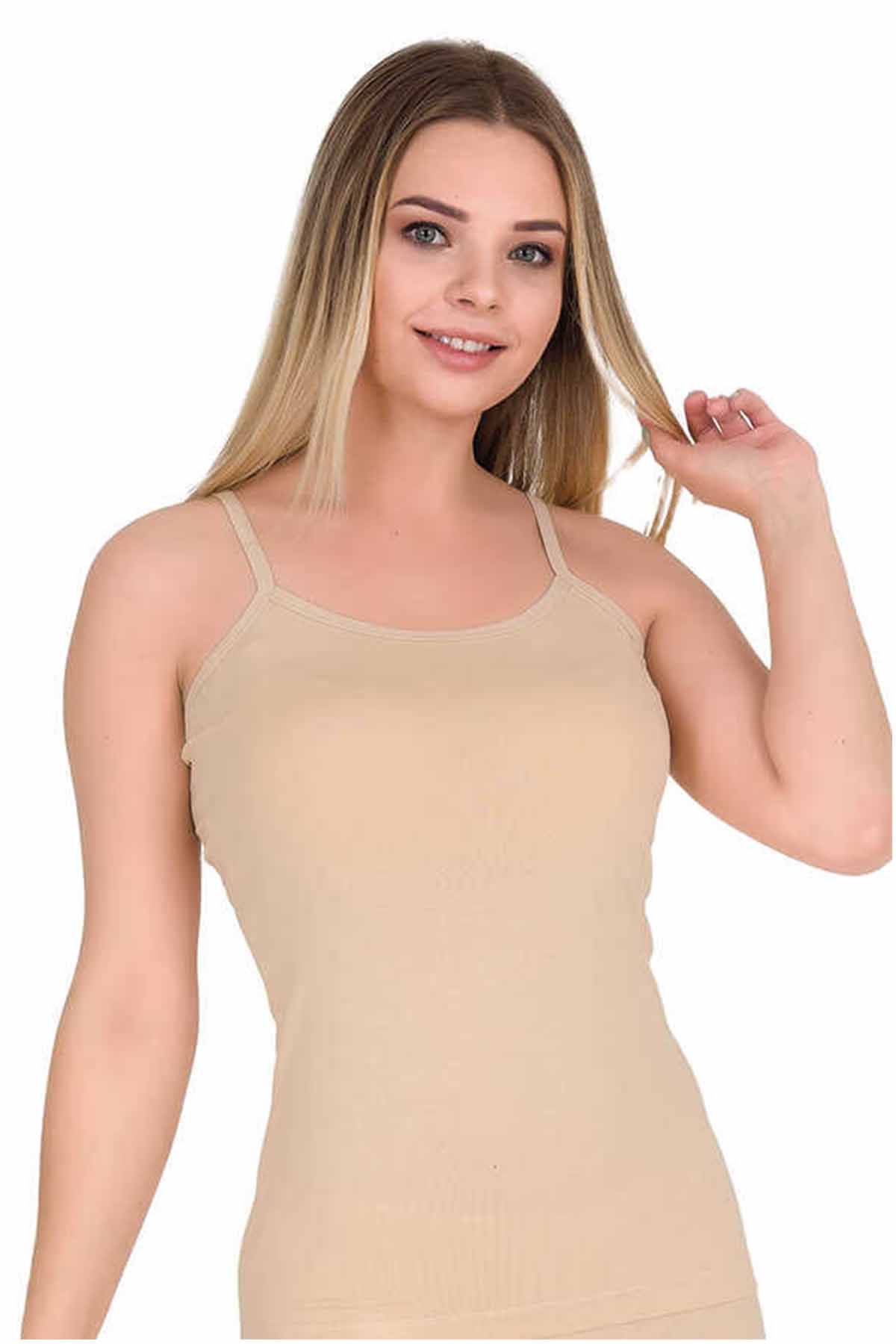 Women's Rope Straps Cotton Lycra Tank Top Ten 2128B