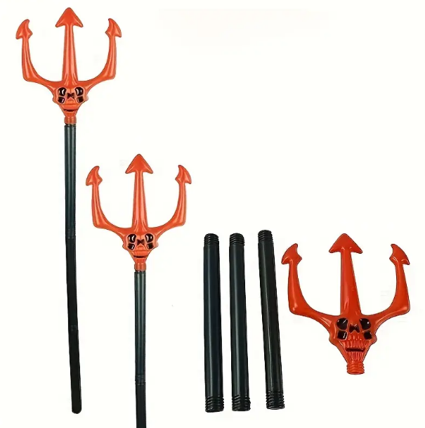 Red Color Halloween Cutlery 107 cm