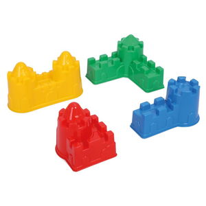 Castle Walls Sand Molds Set of 4