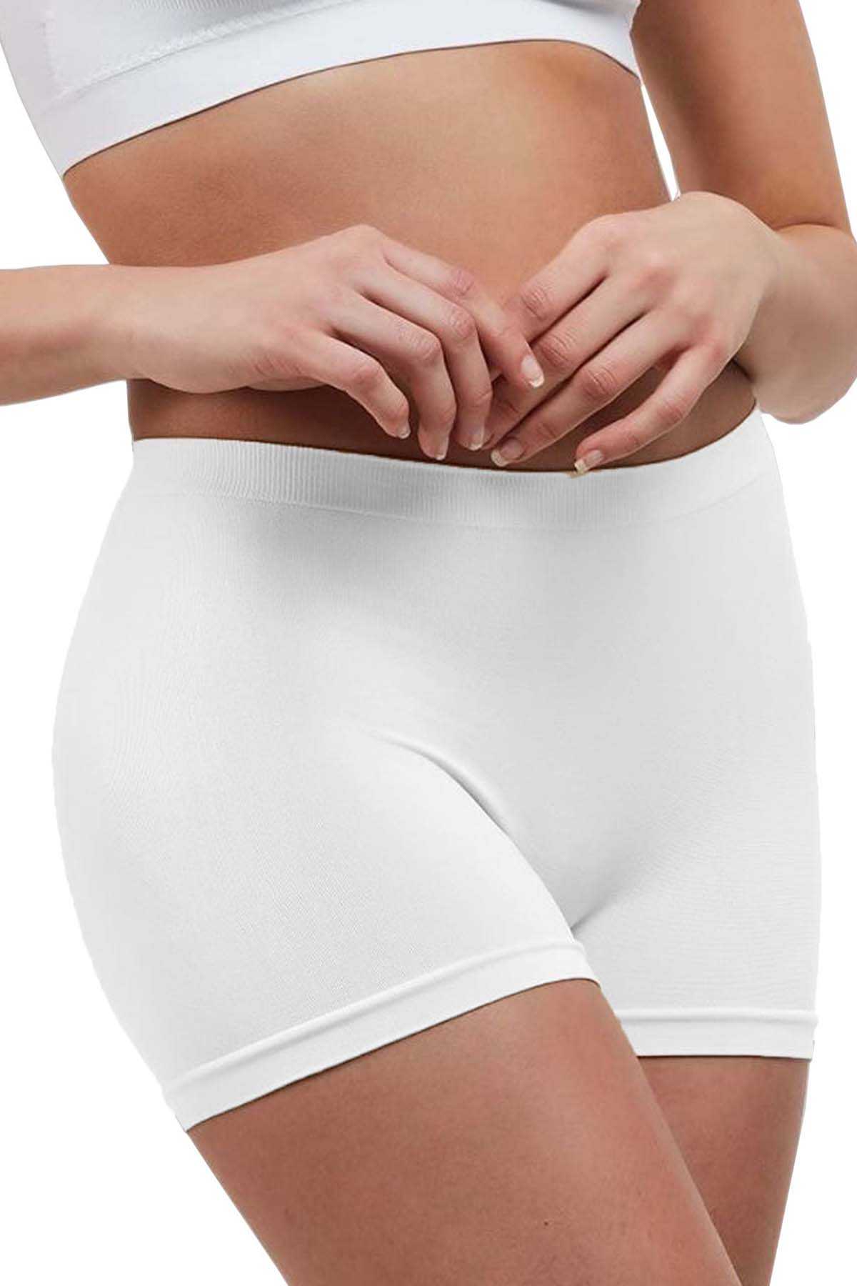 Elite Life Seamless Women's Boxer White Shorts 830