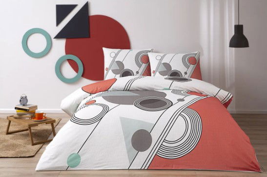 Ranforce Single Duvet Cover Felix Red