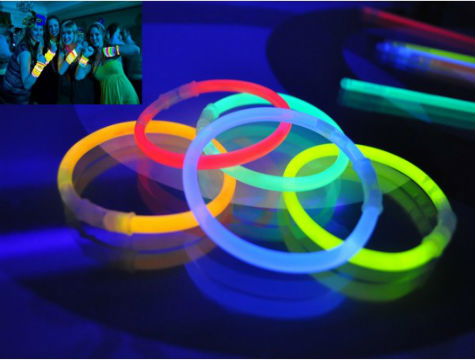 10Pcs Light In The Dark Bracelet Phosphorescent Breakable Stick Bracelet