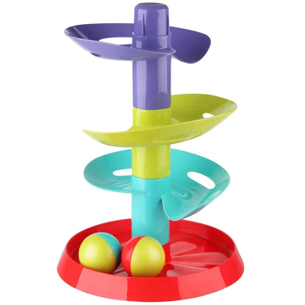 Colorful Ball Rolling Tower