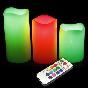 Paraffin Coated Controlled Led Candle (3 Pieces)