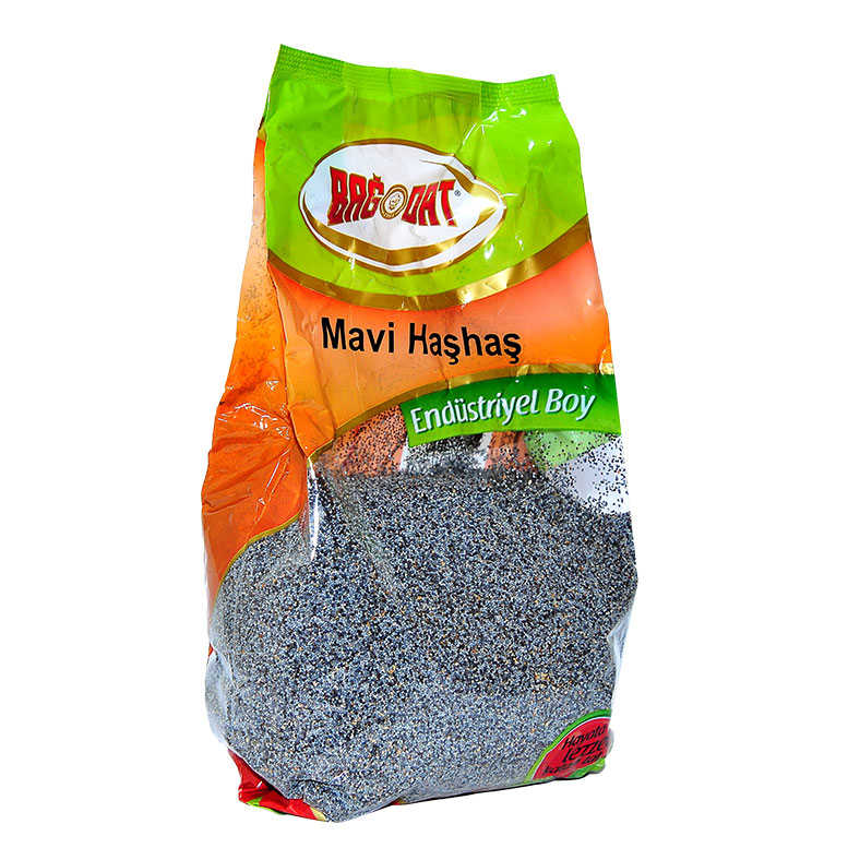 Poppy Seed Grain Natural Blue 1000 Gr Package