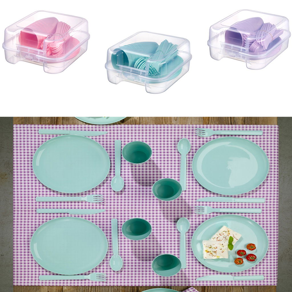 6 Person Picnic Set with Bag