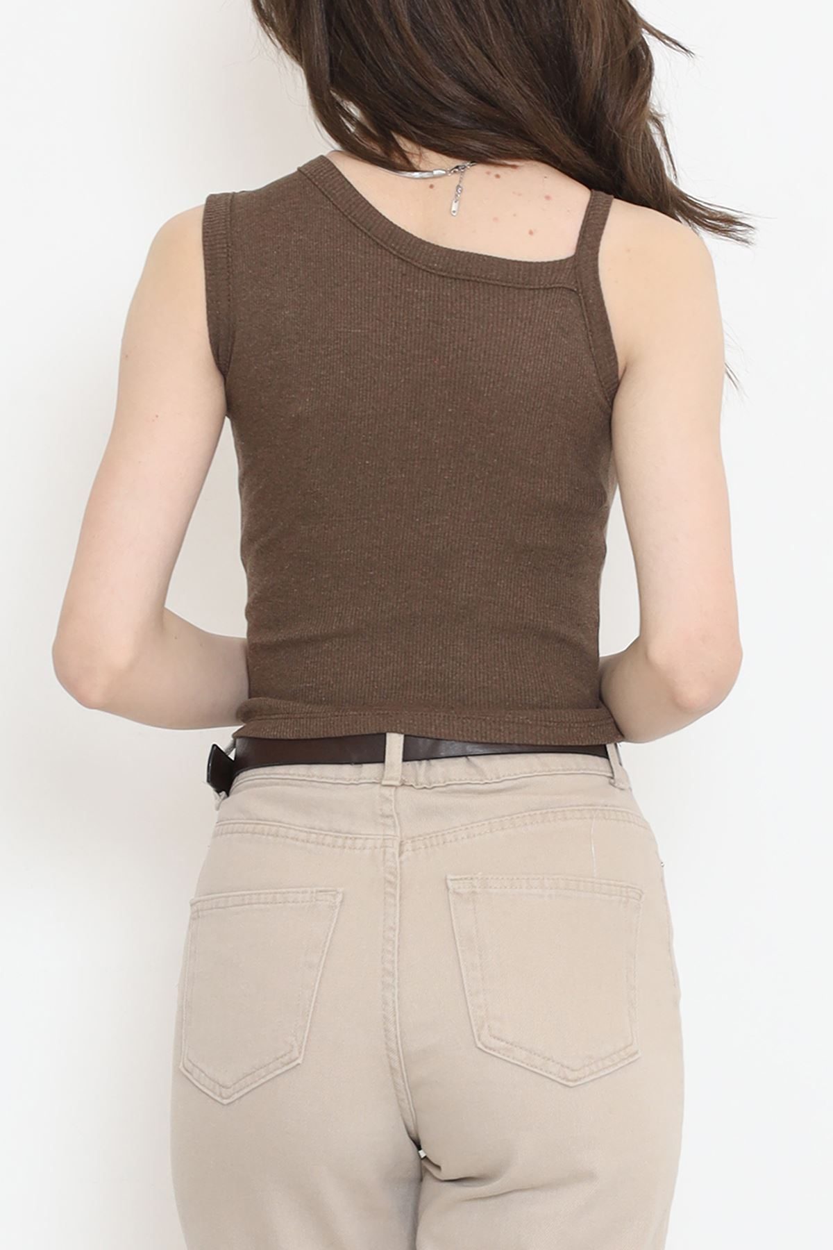 Strappy Camisole Tank Top Coffee