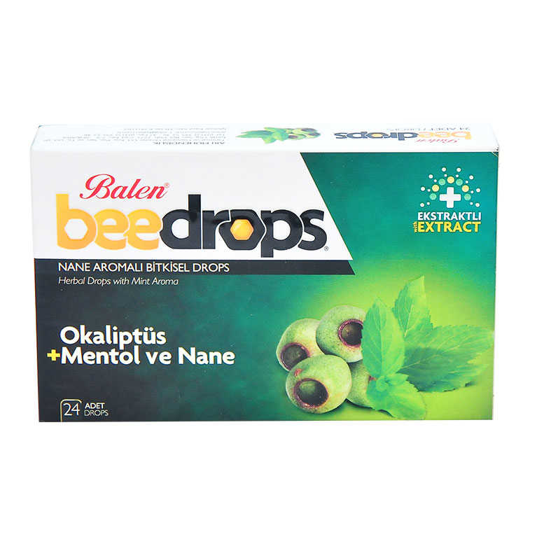 Mint Flavored Herbal Drops 24Pcs