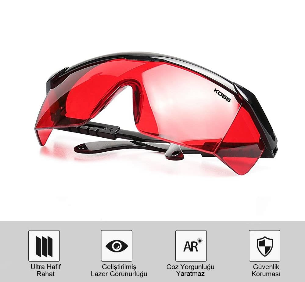 Kobb KBL1R Red Laser Goggles