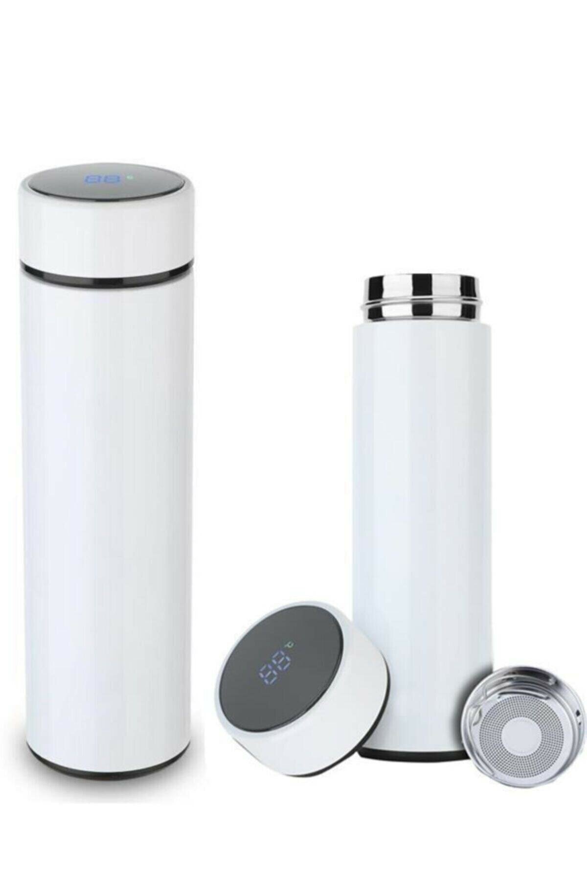 Colorful Steel Thermos with Digital Temperature Display - 500 ML