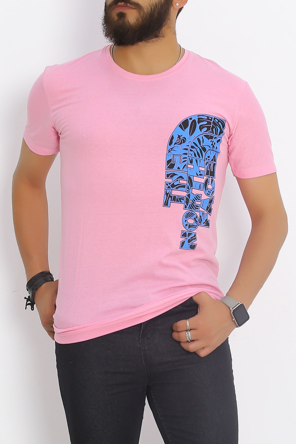 Printed T-shirt Pink