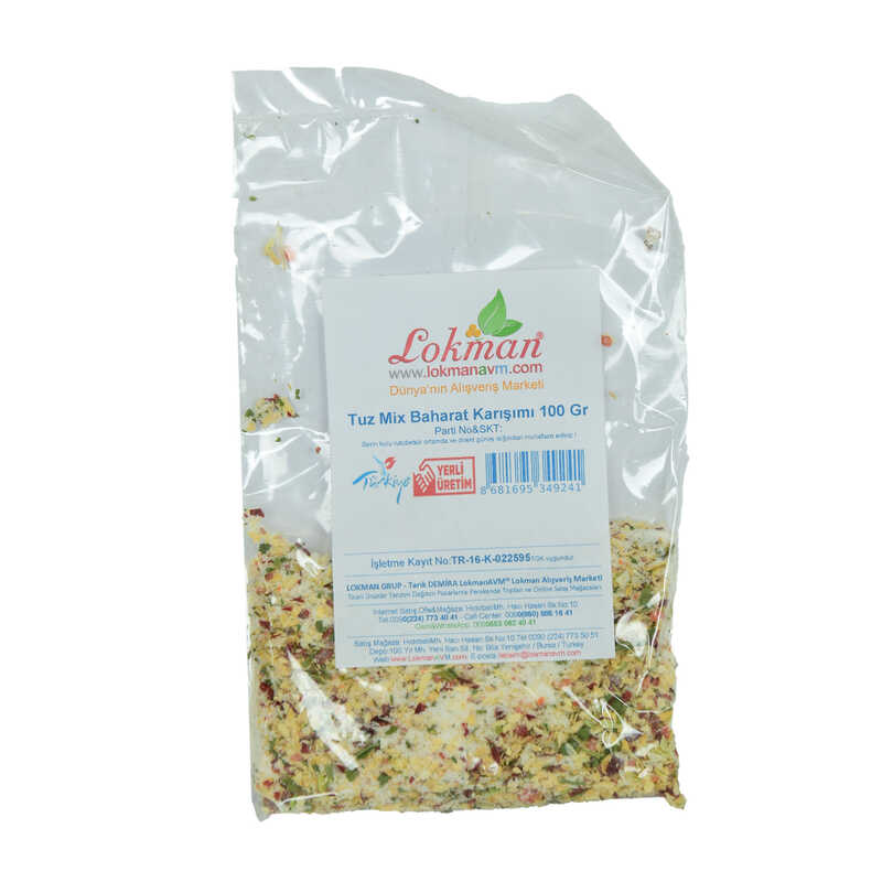 Salt Mix Spice Mix 100 Gr Package