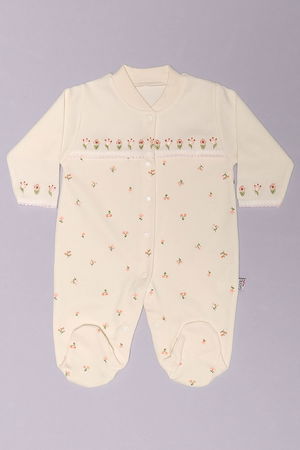 1-6 Month Baby Jumpsuit Ecru