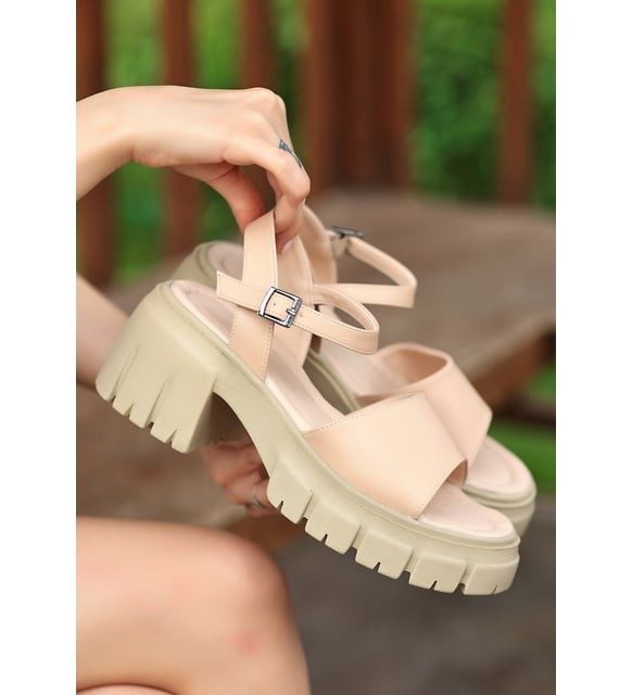 Nude Cilt Sandal