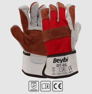 Beybi DT-01 Leather Reinforced Gloves NO:10