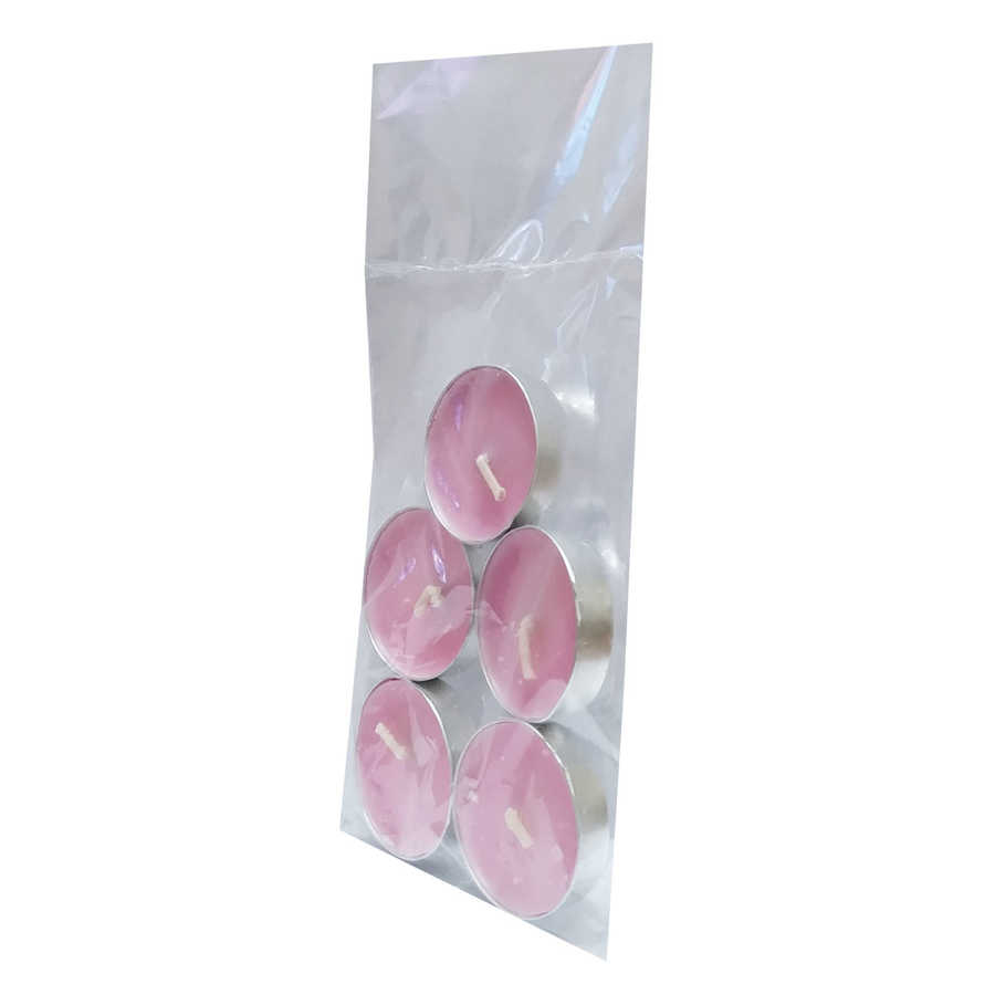 Tea Lights Pembe Mum 5 li 1 package