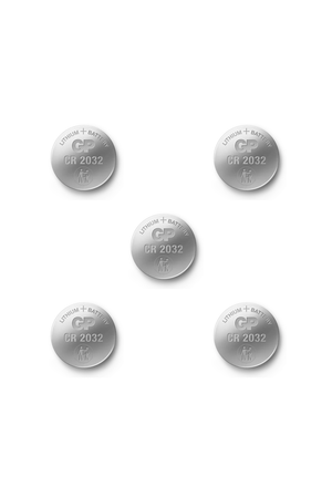 Gp Cr2032-c5 3v Lithium Button Battery 5 Pack