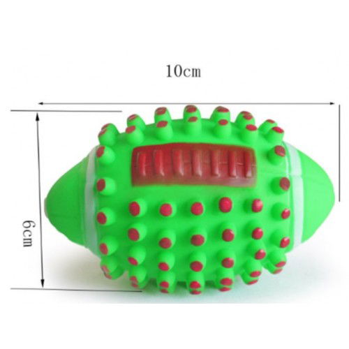 Rugby Dog Bite Ball - Whistle Throw Fetch Toy Ball