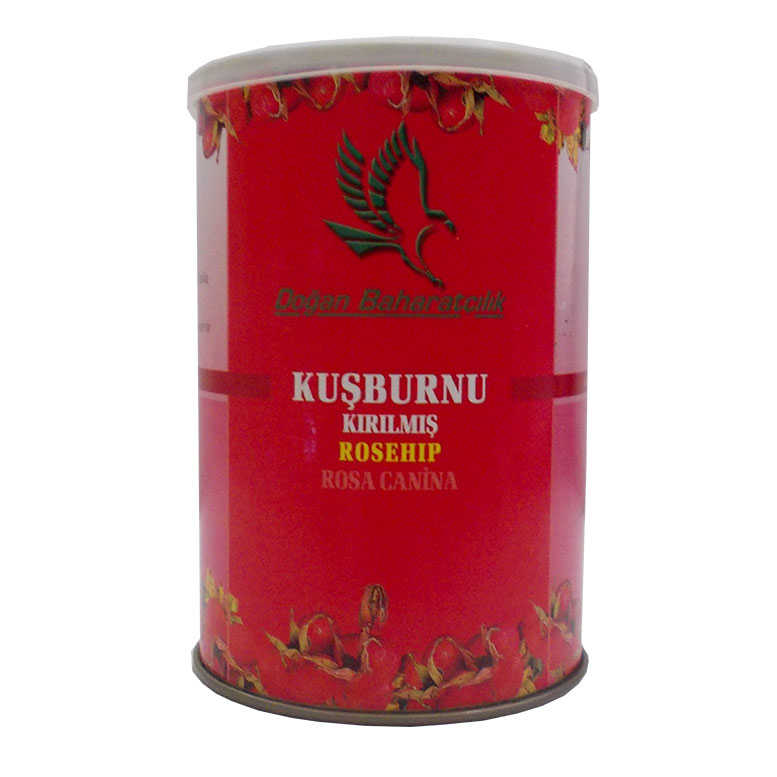 Rosehip Natural Crushed 100 Gr Tin Box