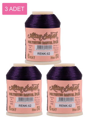 3 Pieces Altinbasak Oya and Lace Floss 20 gr - Turk - No: 062