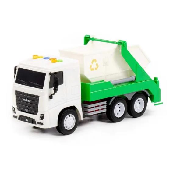 Sliding Garbage Trolley Container Carrier