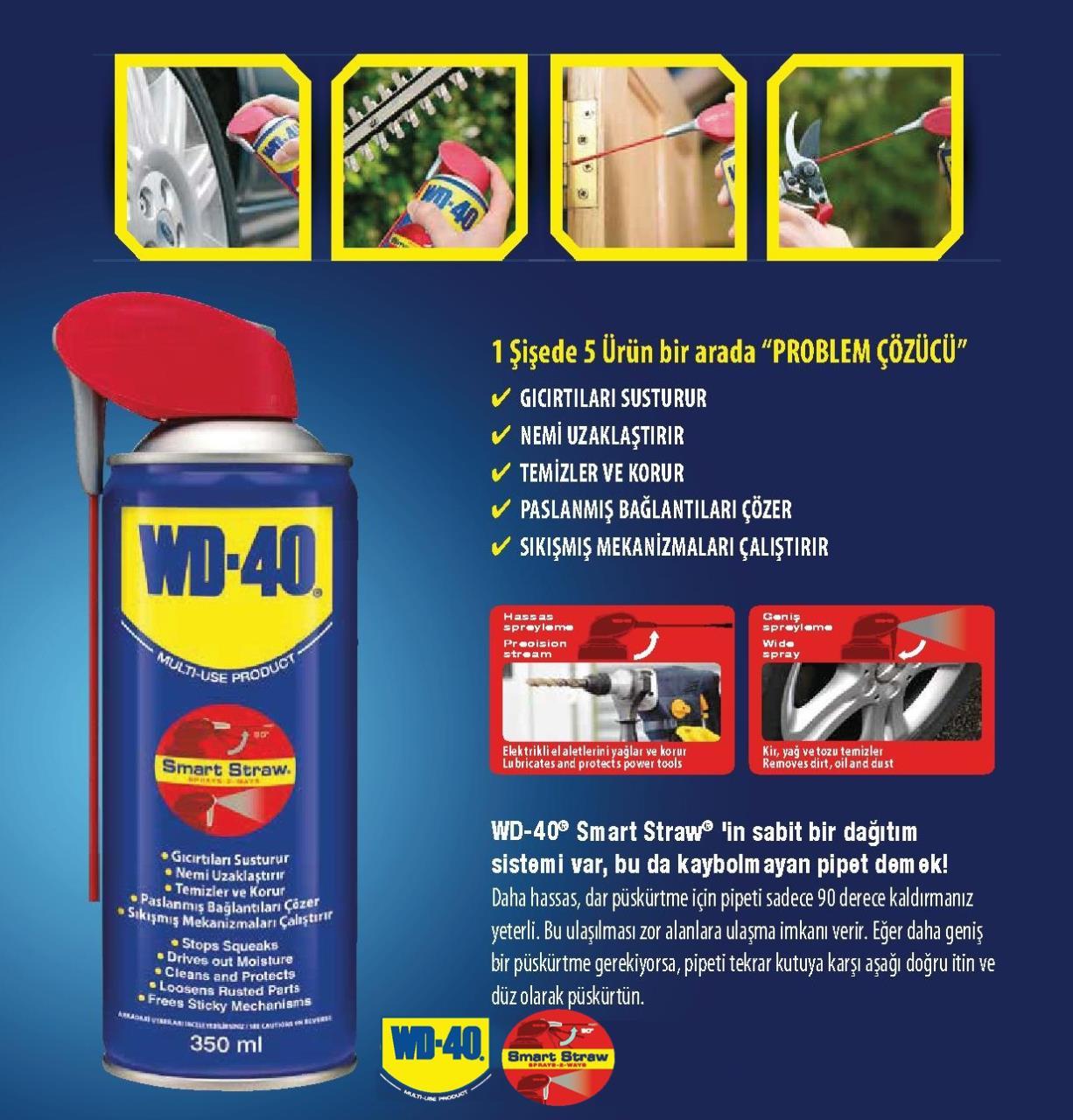 WD 40 Smart Straw Rust Remover Lubricant 350 ml