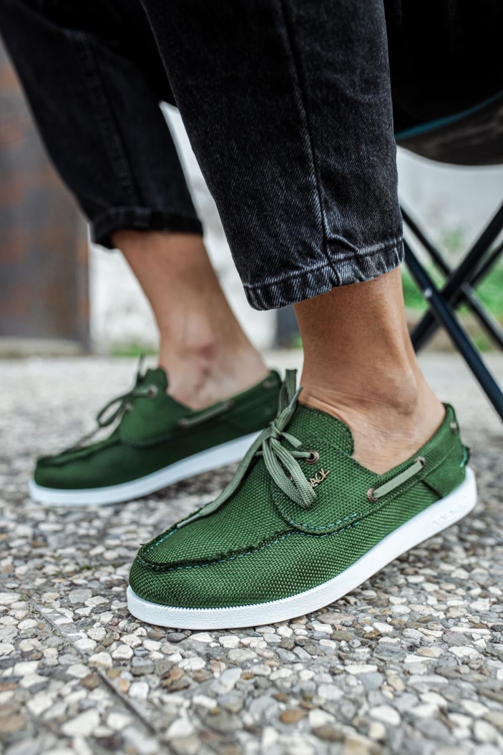 Seasonal Linen Shoes Green