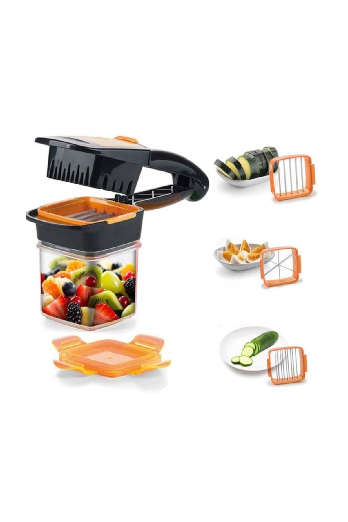 5 In 1 Practical Hopper Vegetable Fruit Chopper