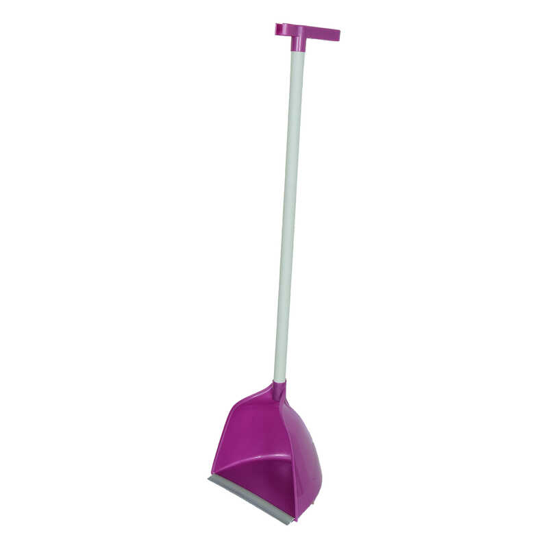 Plastic Handle Broom Handle Dustpan Brush Set Mixed Color ZP-128