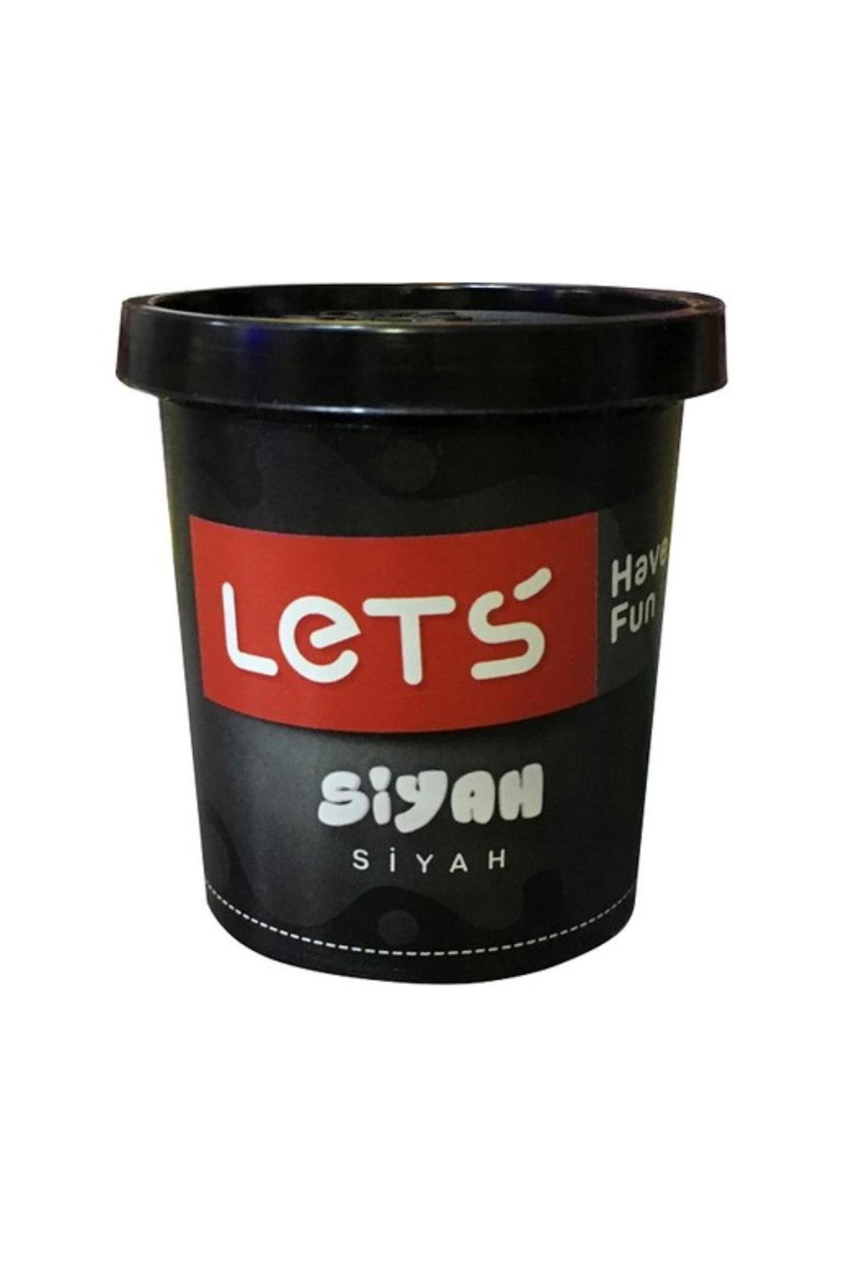 Lets One Color Play Dough Black 150 Gr