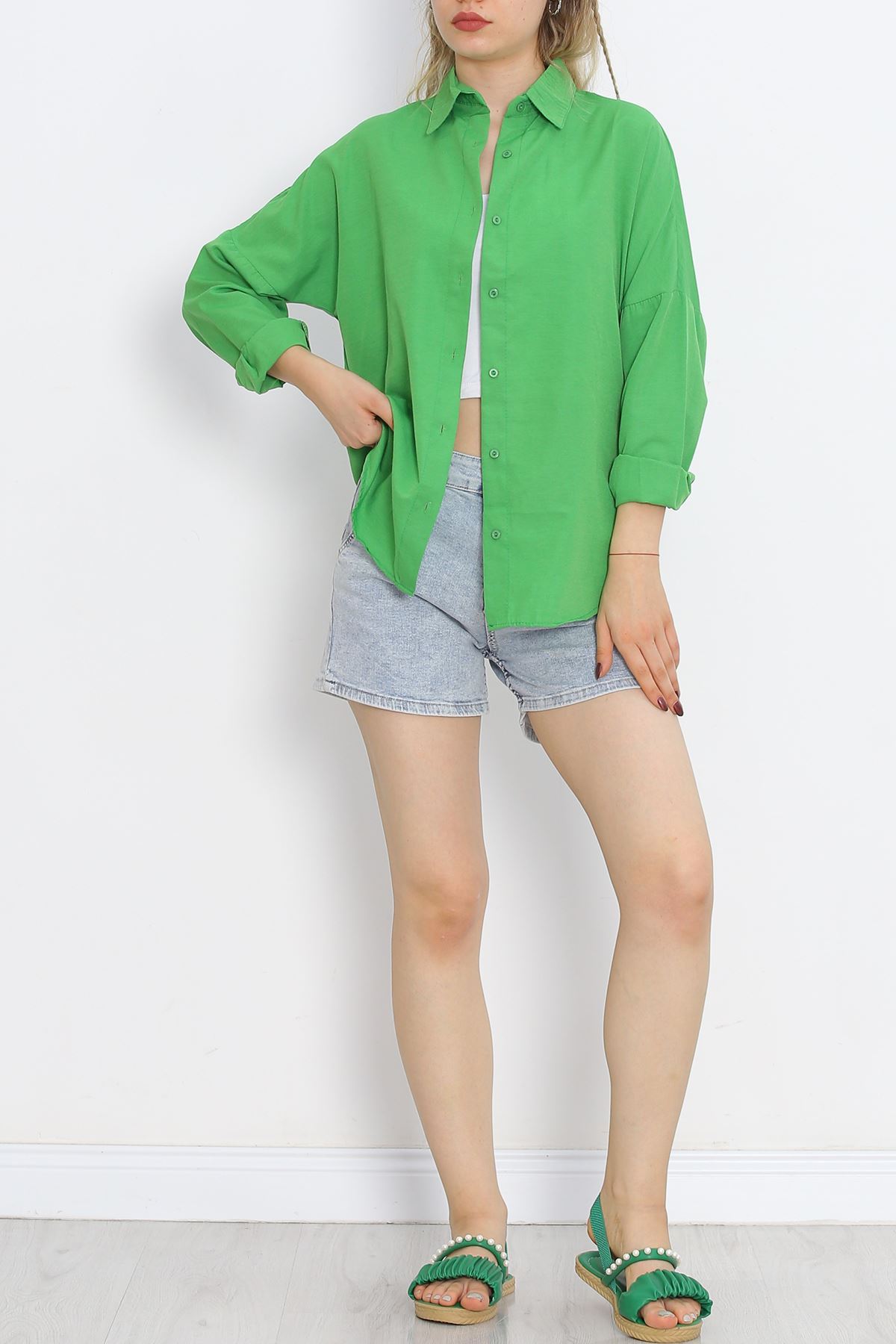 Shabby Shirt Green3