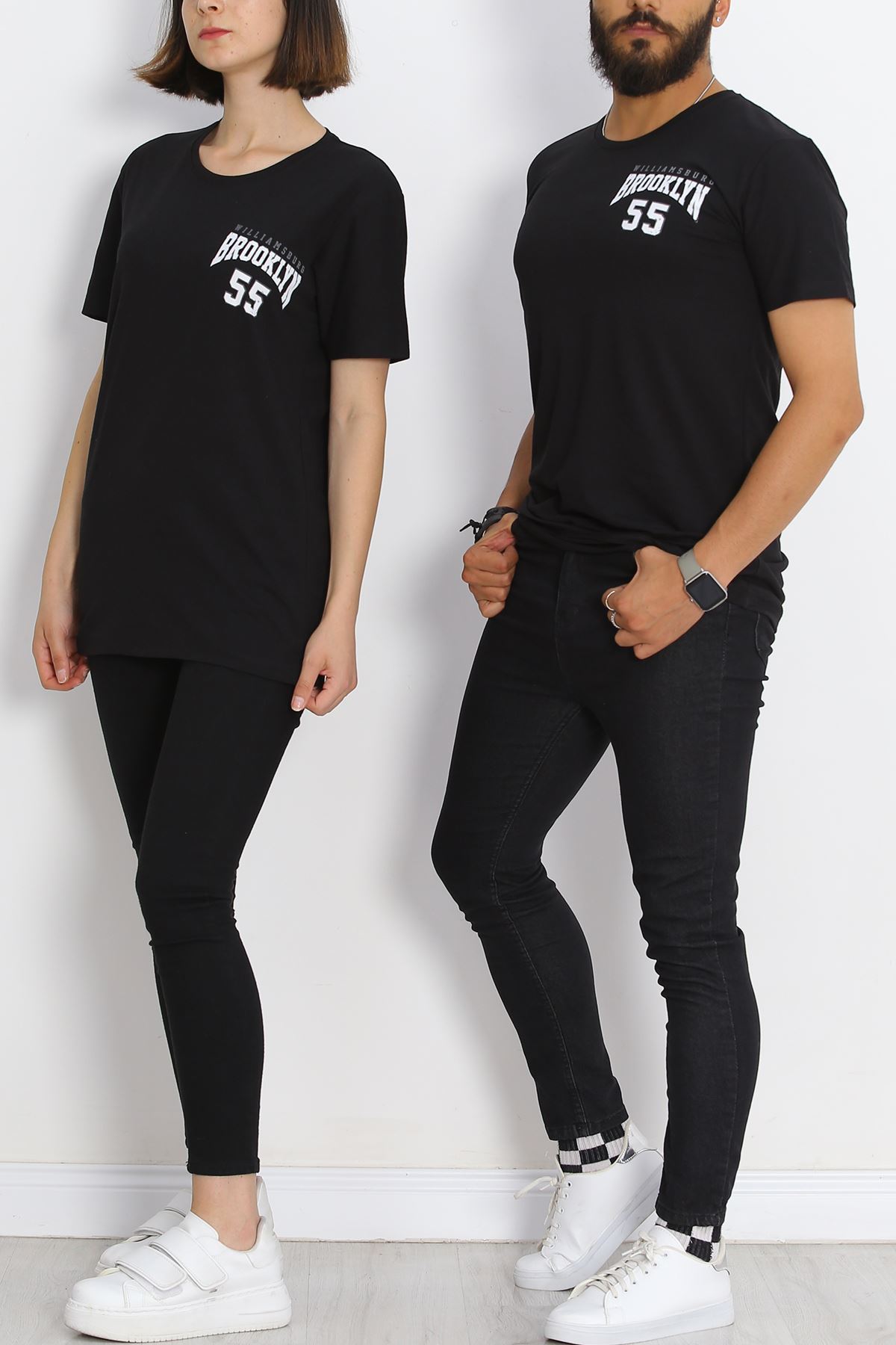 Printed T-Shirt Black