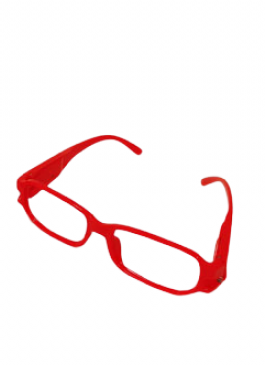 Book Reading Glasses with Led Light - Red